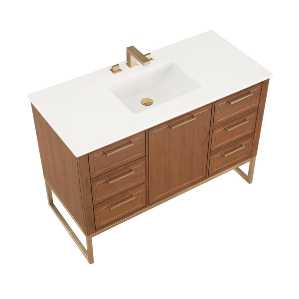 Bemma Markham 48'' Free Standing Single Bathroom Vanity with Top Wayfair